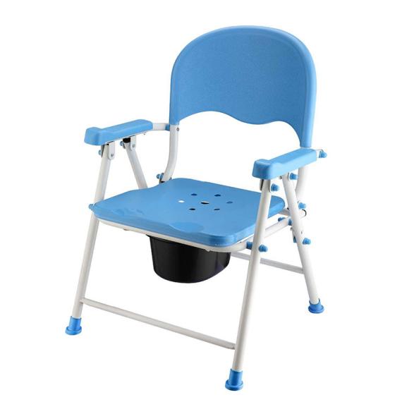 Chaise de toilette confortable en plastique en acier au carbone