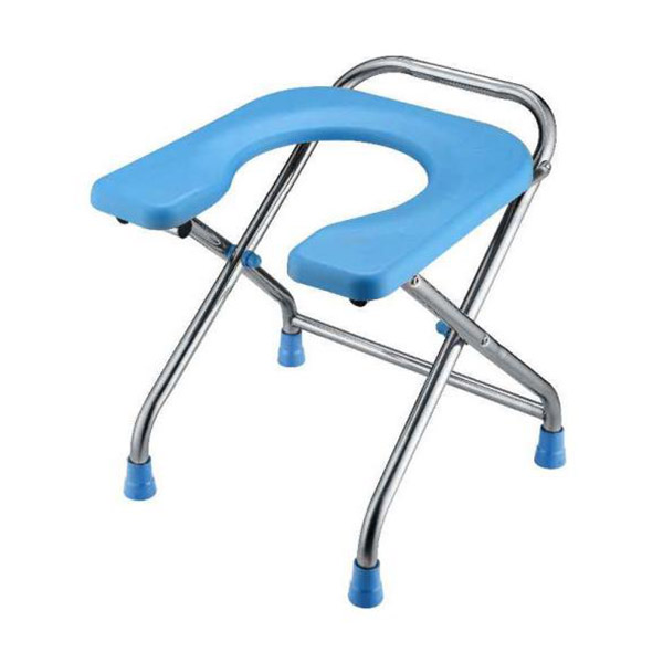 Tabouret de toilette en acier inoxydable en forme de U